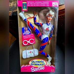 NEW! Olympic Gymnast 1996 Barbie Doll Atlanta Games Collector Limited Edition